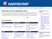 Tablet Screenshot of gratisstart.se